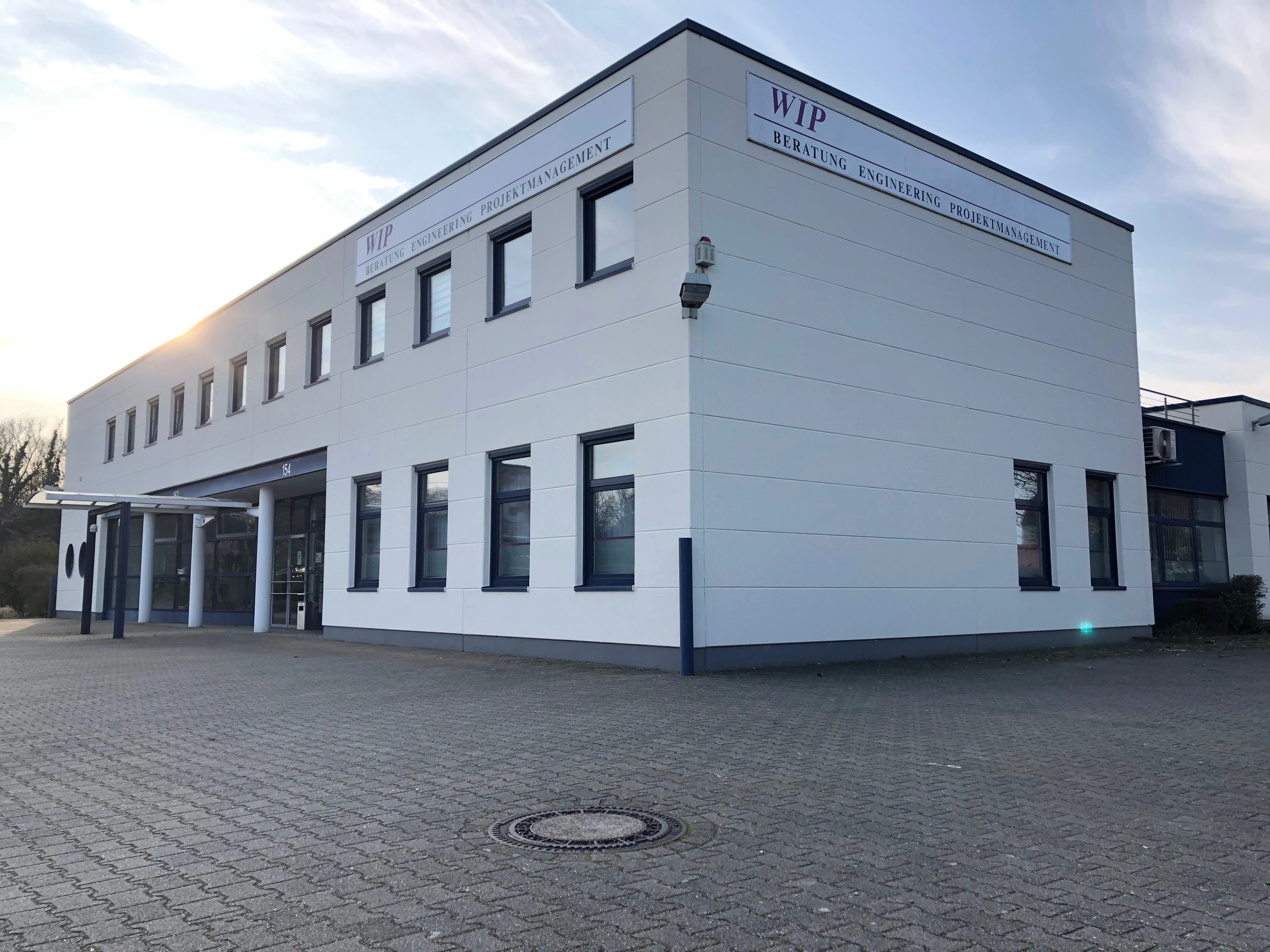 Firmengebäude der WIP Engineering GmbH in Krefeld